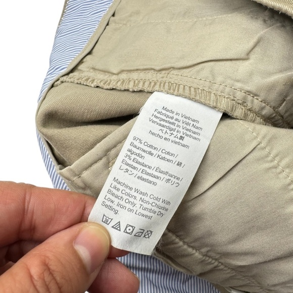 J.Crew Khaki 4" Stretch Pockets Chino Shorts - Picture 6 of 11